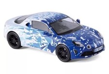 1/43 Norev Alpine A110 2017 Test Version White x Blue 517863