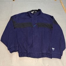 Workrite FR Navy Fire Flame Fire Resistant Bomber Jacket Men XL-Reg Arc 7.7-8283