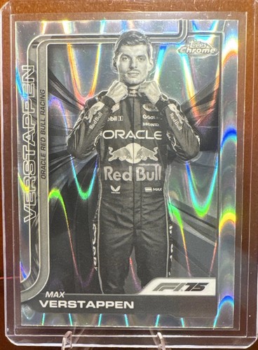 Topps 2025 Chrome Formula 1 2025 Max Verstappen Oracle Red Bull #148 Refractor
