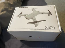 Simrex X500 Dark Gray Drone In Original Box With Charging Cable And User Manual