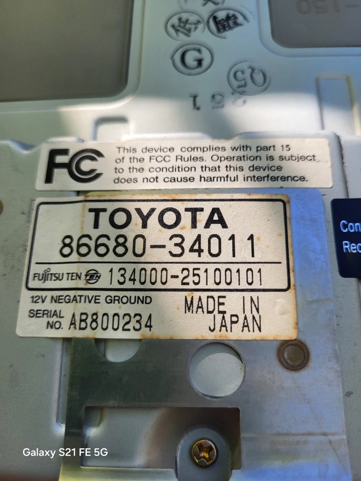 2001-2007 TOYOTA SEQUOIA REAR TV ENTERTAINMENT SYSTEM - Image 4 of 4