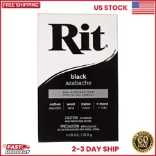 Concentrated Black Fabric Dye Powder for Crafting and Clothing Projects 118oz