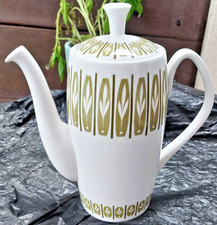 RARE Shelley Fine Bone China Apollo 14282 coffe tea pot Avon shape 1964 vintage