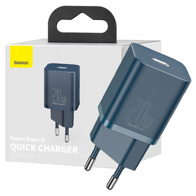 BASEUS SUPER SI SCHNELLLADEGERÄT 1C 20W FÜR USB-C-TELEFON 1M