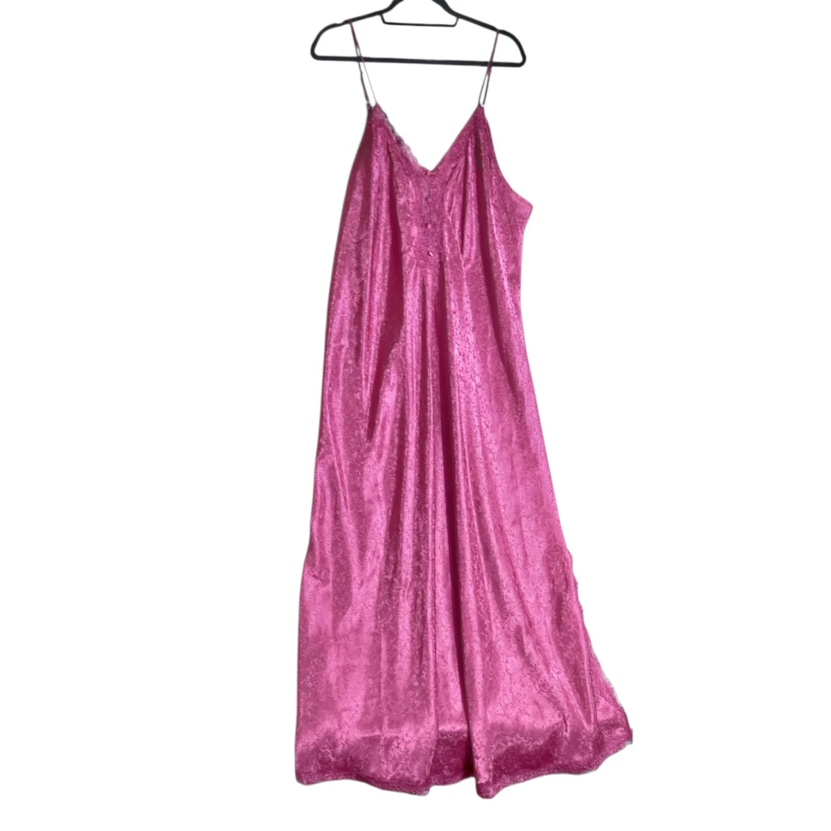 Chemise De Nuit Jaclyn Smith Taille 3X - Bleu Satin, Tricot, 100% Polyester, Neuve Avec étiquettes