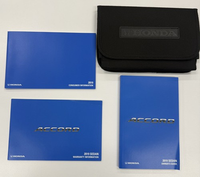 #ad 2019 Honda Accord Owners Manual Warranty Information With Case $29.99