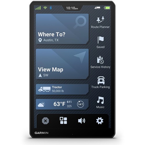 Garmin dezl OTR1020 10" GPS Truck Navigator Satellite Imagery + 2 Year Warranty - Picture 4 of 9