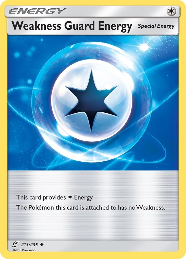 Weakness Guard Energy (213/236) Uncommon NM SM11 SM - Unified Minds Pokemon TCG