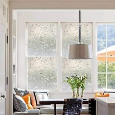 Window Film, Decorative Window Privacy Film, 3D Stained Glass Window Sticker,...