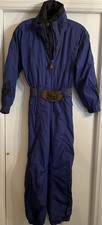 Vintage OBERMEYER Ski Winter Snow Ski Suit "Milano" Blue Thermolite Size 6