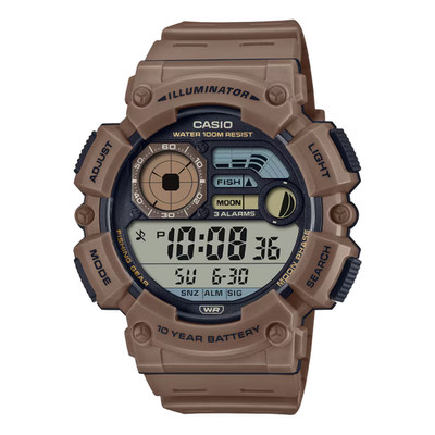 Casio WS-1500H-5AV 100M WR Alarm LED Backlight Stopwatch Dual Time Sport Timer
