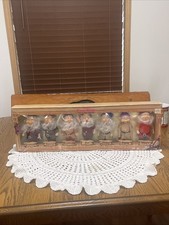 Vintage Disney Snow White and the Seven Dwarfs Dolls New In Box Rare 1987 Bikin