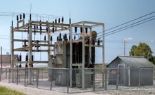 Woodland Scenics US2268 HO Scale Assembled Substation Utility System Pre-Built