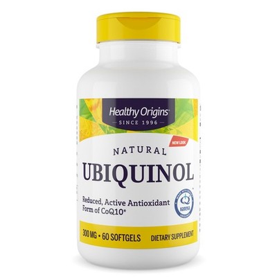 Ubiquinol CoQ10 300mg Active Form Heart Health 60 Softgels Healthy Origins