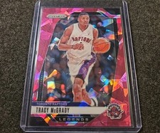 Tracy McGrady Pink Cracked Ice Legends 2024 25 Prizm Basketball Toronto Raptors