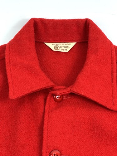Chaqueta De Colección Años 60 70 Oficial Boy Scouts América Talla 44 Roja Lana Jac Camisa BSA - Imagen 3 de 8