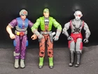 Vintage G.I. Joe Lot- VTOL Vapor- Tunnel Rat- Tele Viper- 3.75in- Action Figures
