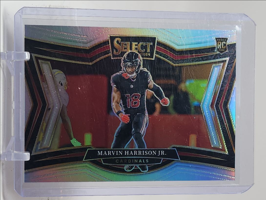 MARVIN HARRISON JR. 2024 SELECT FIELD LEVEL ROOKIE SILVER PRIZM RC Q5451