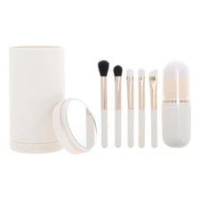 Makeup Brush Set MakeUp Brushes with Mirror 7 Pcs