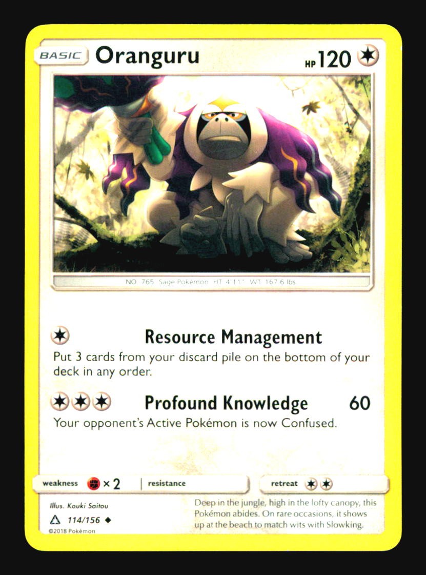 Pokemon Oranguru 114/156 SM - Ultra Prism Uncommon