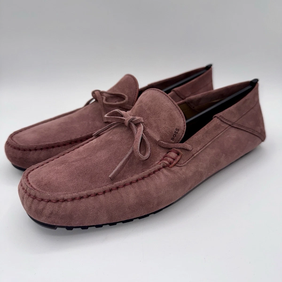 Pink Leather Upper Loafer Casual Shoes for Men for sale | eBay display picture 2