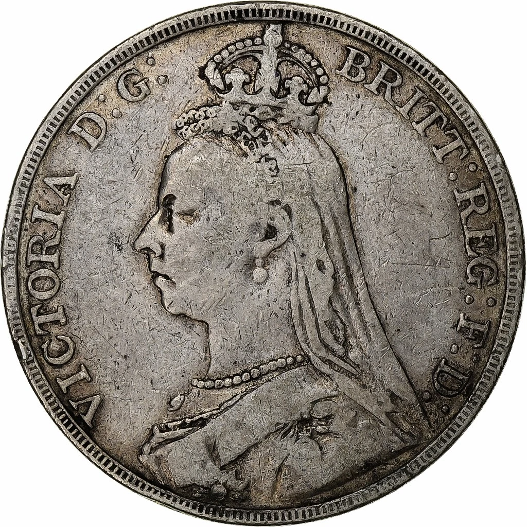 1889年 グレートブリテン クラウン銀貨 1889 Year UK Crown Coins for sale | eBay
