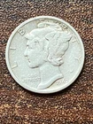 1942 S Mercury silver dime a very fine coin . plus a surprise