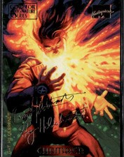 1994 Fleer Marvel Masterpieces Hildebrandt 23 Chamber Gold Foil Signature