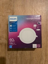 Philips LED 6 in. 60-Watt Equivalent Slim Canless Recessed Light 5CCT (1-Pack)