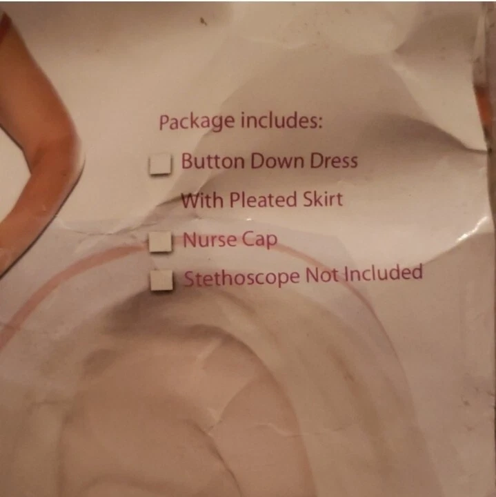 EXTRAS - Estetascopio y Manguera Nuevo en Paquete Enfermera Sentirse Mejor Disfraz Foto 4 de 4