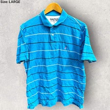NAUTICA BLUE POLO SHIRT Size Large