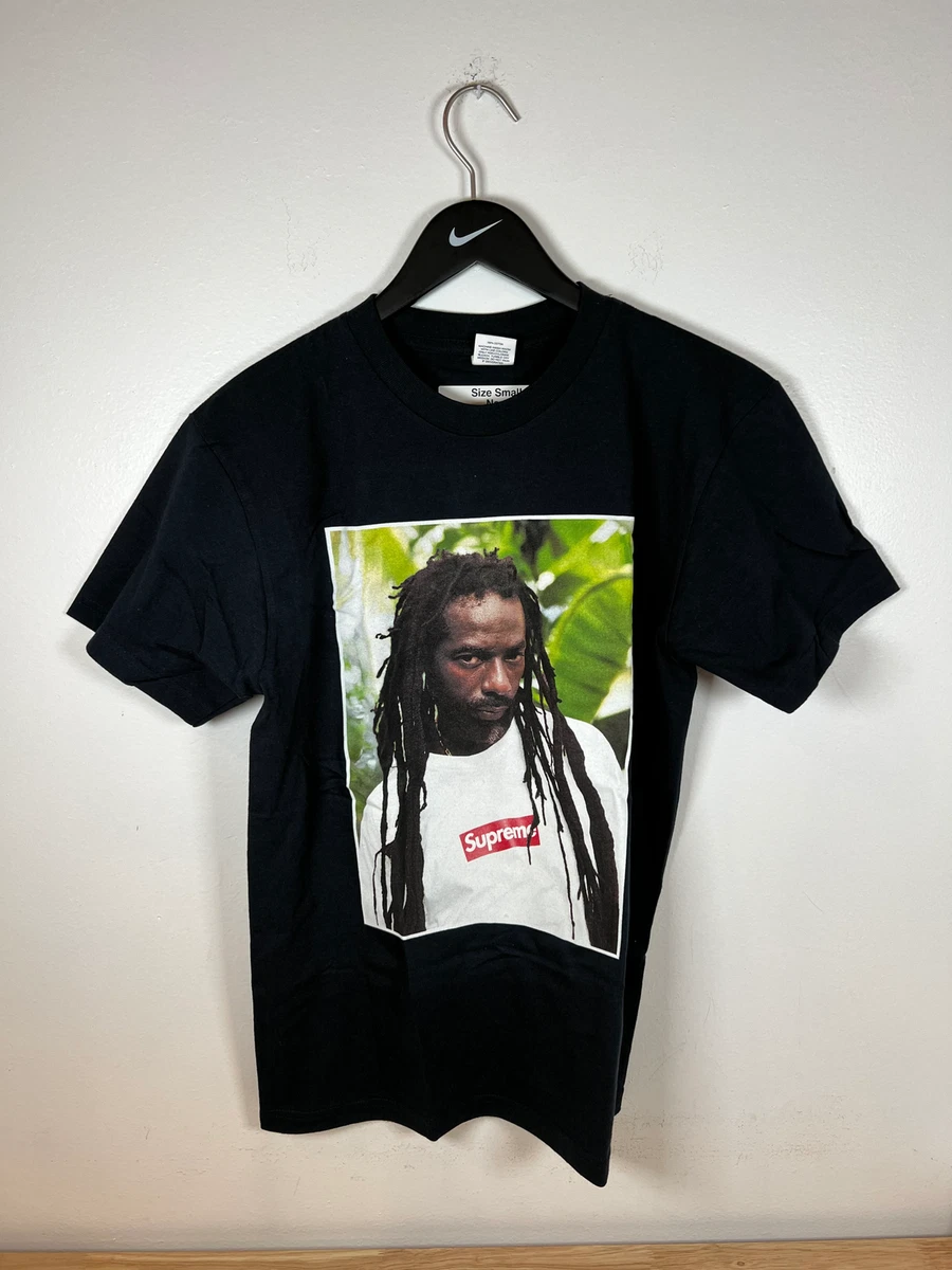 黒 S 19SS Supreme Buju Banton Tee フォトT