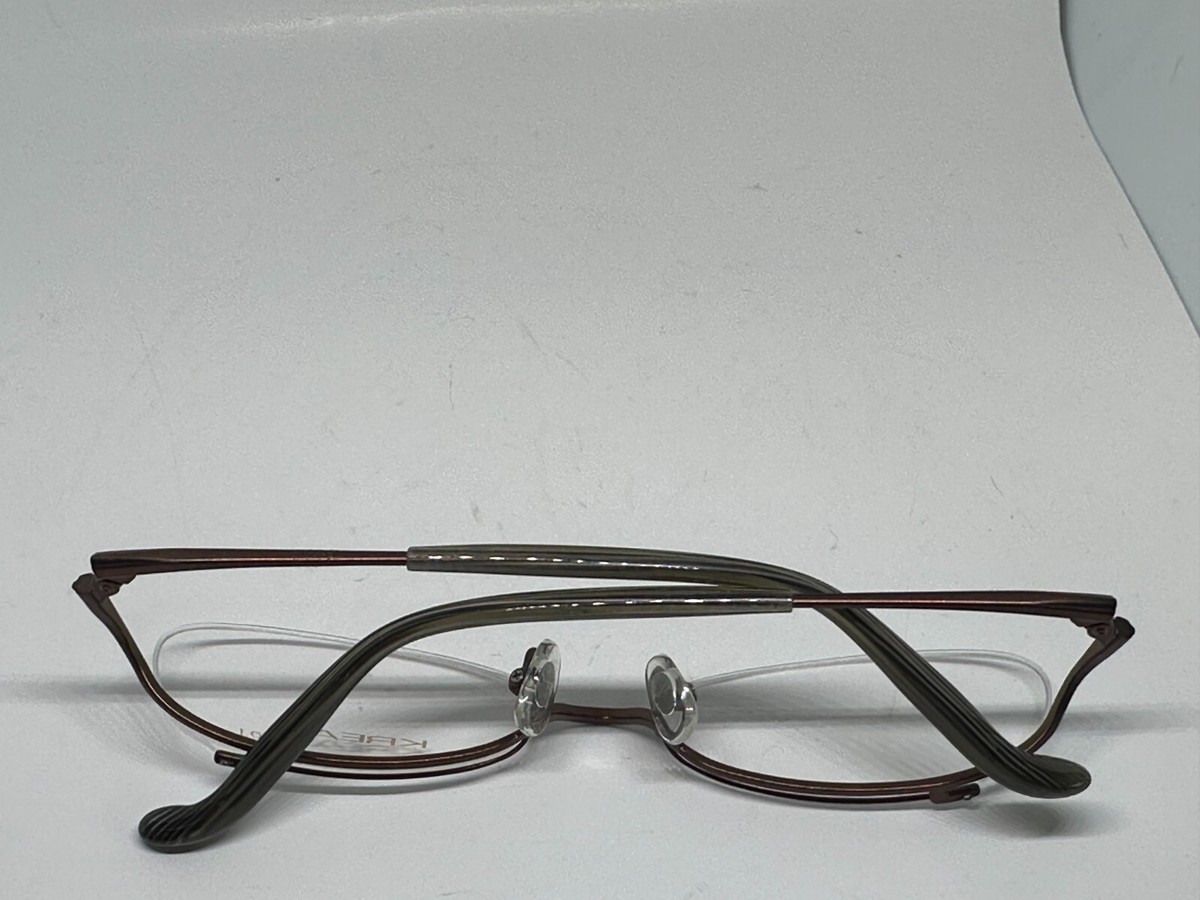 kream by o.l. Eyeglasses Frames ONLY Japan kr01 48-18 BRG Burgundy full rim The Caro - Elegant Handcrafted Oval Frames main image 4