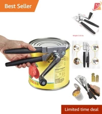 Heavy Duty Stainless Steel Commercial Can Opener Large Hand Crank Bottle Jar