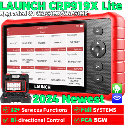 Launch CRP919X Lite Profi KFZ Diagnosegerät OBD2 Scanner ALL SYSTEM TPMS EPB SAS