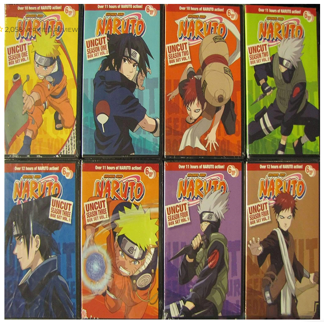 Shonen Jump Naruto - The Complete Series Episodes 1-220 (DVD, 2002