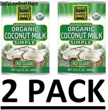2 PACK - Native Forest - Simple Coconut Milk Organic Unsweetened - 13.5 fl. oz.