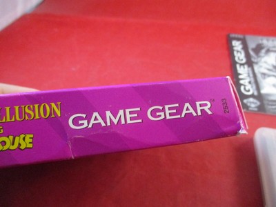 Notice LAND OF ILLUSION MICKEY MOUSE Sega Game Gear