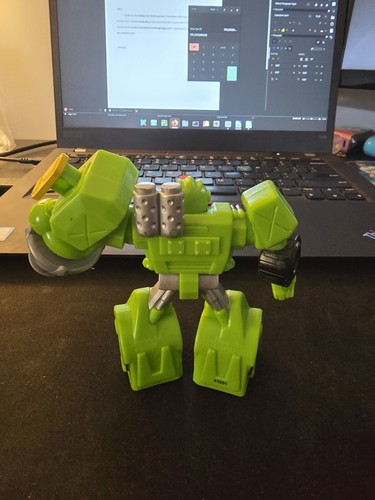 Playskool 2015 ☆ TRANSFORMERS ☆ Heroes Rescue Bots - BOULDER Drill Action Figure - Picture 3 of 5