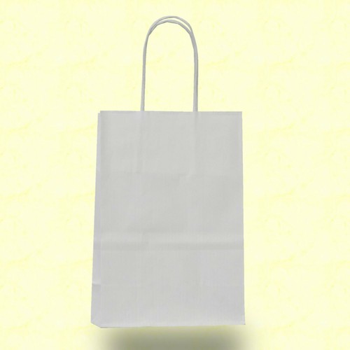 Papiertüten Mit Henkel 250 Papiertragetaschen 32+17x43cm Mit Kordel Weiß Papiertüten Einkaufstüten Tragetaschen 90/m² Papier Einkaufstüten Papier