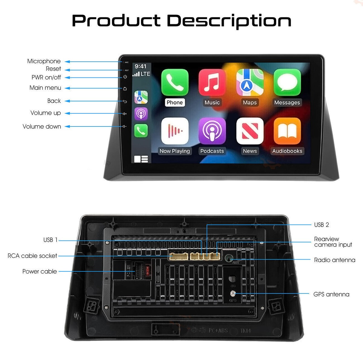 Android 12.0 GPS Navi Apple Carplay For HONDA ACCORD 2008-2013 Car