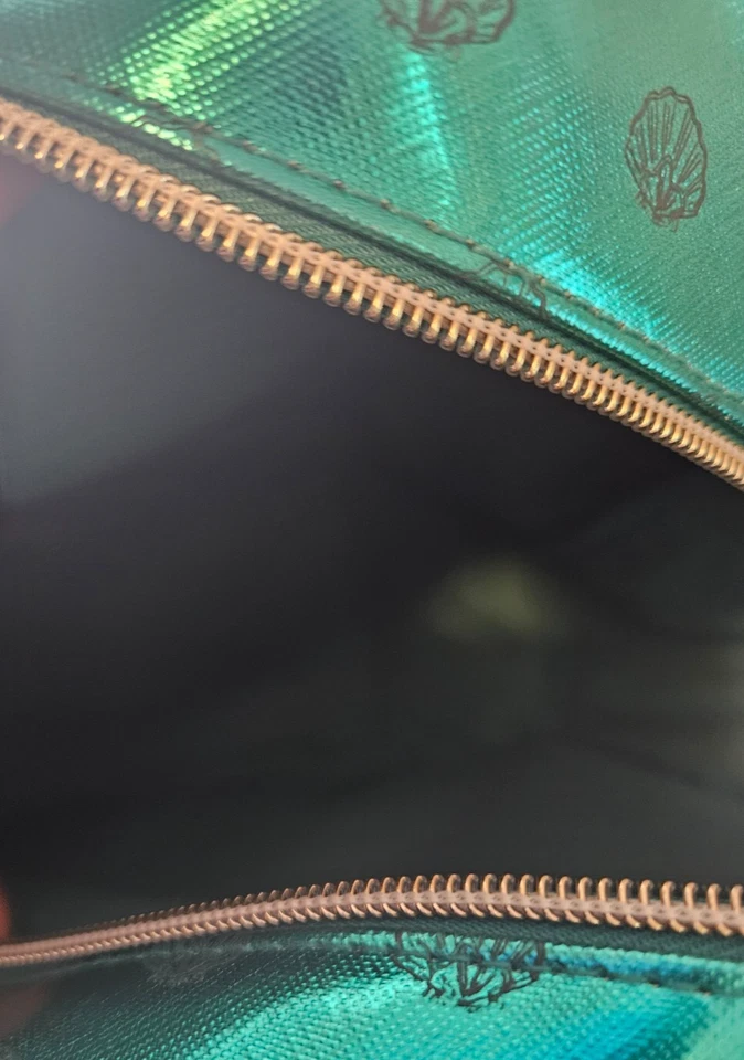 Disney Princesa Sirenita Bioworld Mini Mochila Monedero Verde azulado brillante Foto 4 de 4