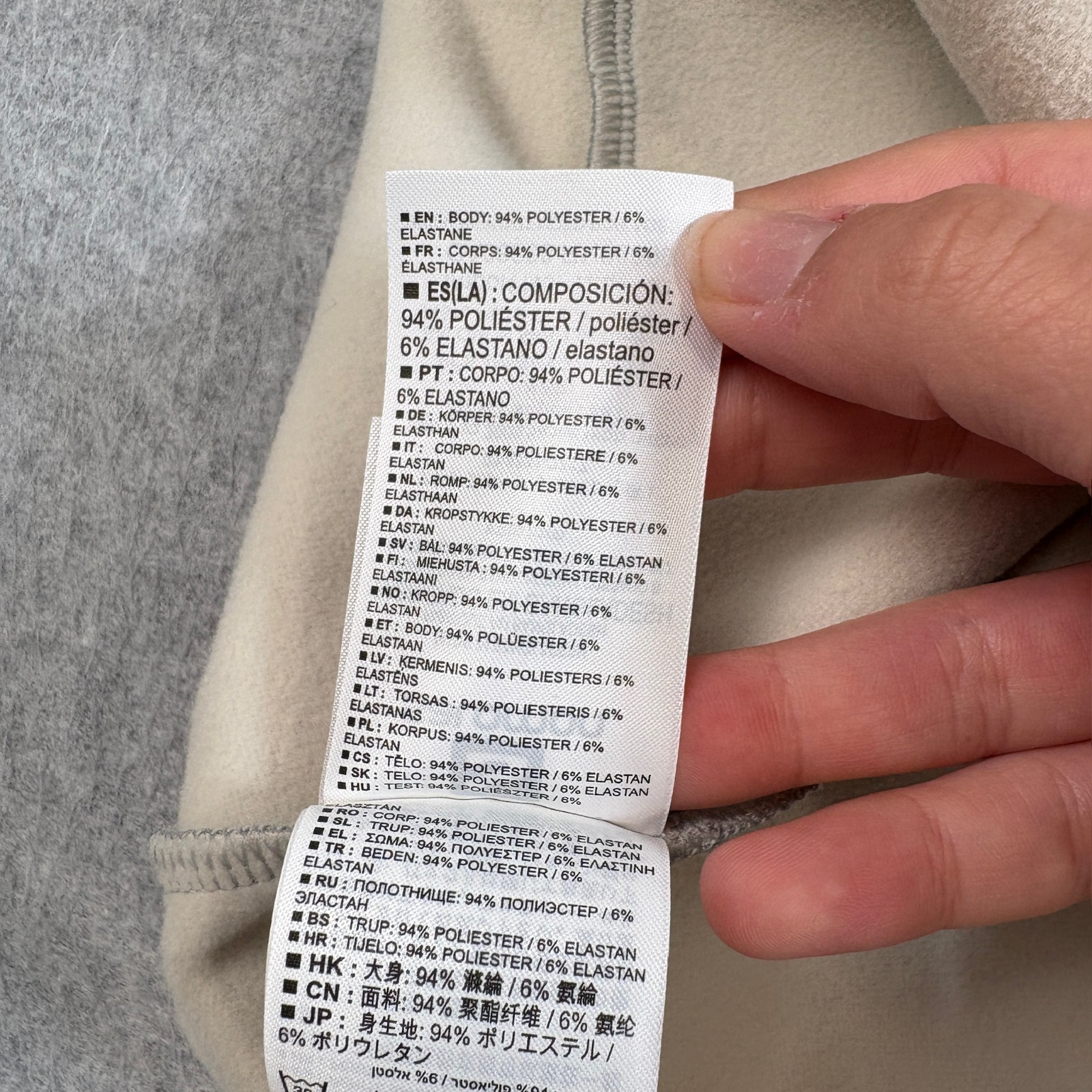 Salomon Giacca Donna M Grigio Pelle Avanzata Calda Fori Pollice Corsa Escursionismo Outdoor