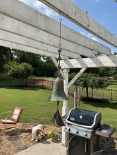 35” Soleri Cosanti Arcosanti Bronze Wind Bell Chime Rare size and shape Bell