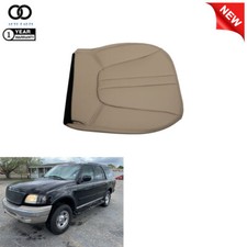 Driver Bottom Seat Cover Tan Leather For 1997-2002 Ford Expedition Eddie Bauer
