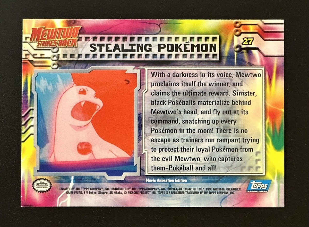stealing pokemon cards Pokémon Card First Movie #27 Stealing Pokémon