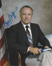 GERALD GRIFFIN NASA APOLLO 13 FLIGHT DIRECTOR SIGNED AUTHENTIC 8x10 PHOTO COA