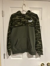 Puma sweatshirt Pullover Hooded CAMO MEDIUM by Puma