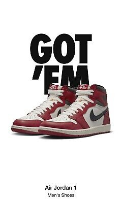 Size 10.5 - Jordan 1 Retro High OG Chicago Reimagined Lost Size 10.5 - Jordan 1 Retro High OG Chicago Reimagined Lost