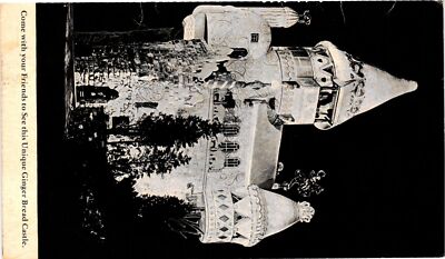 Vintage Postcard- Ginger Bread Castle, Wheatsworth Mill of National Biscuit Co,